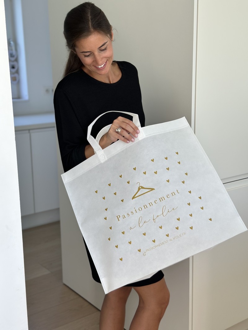 SAC MARSEILLE BLANC - L (55x10x45cm)