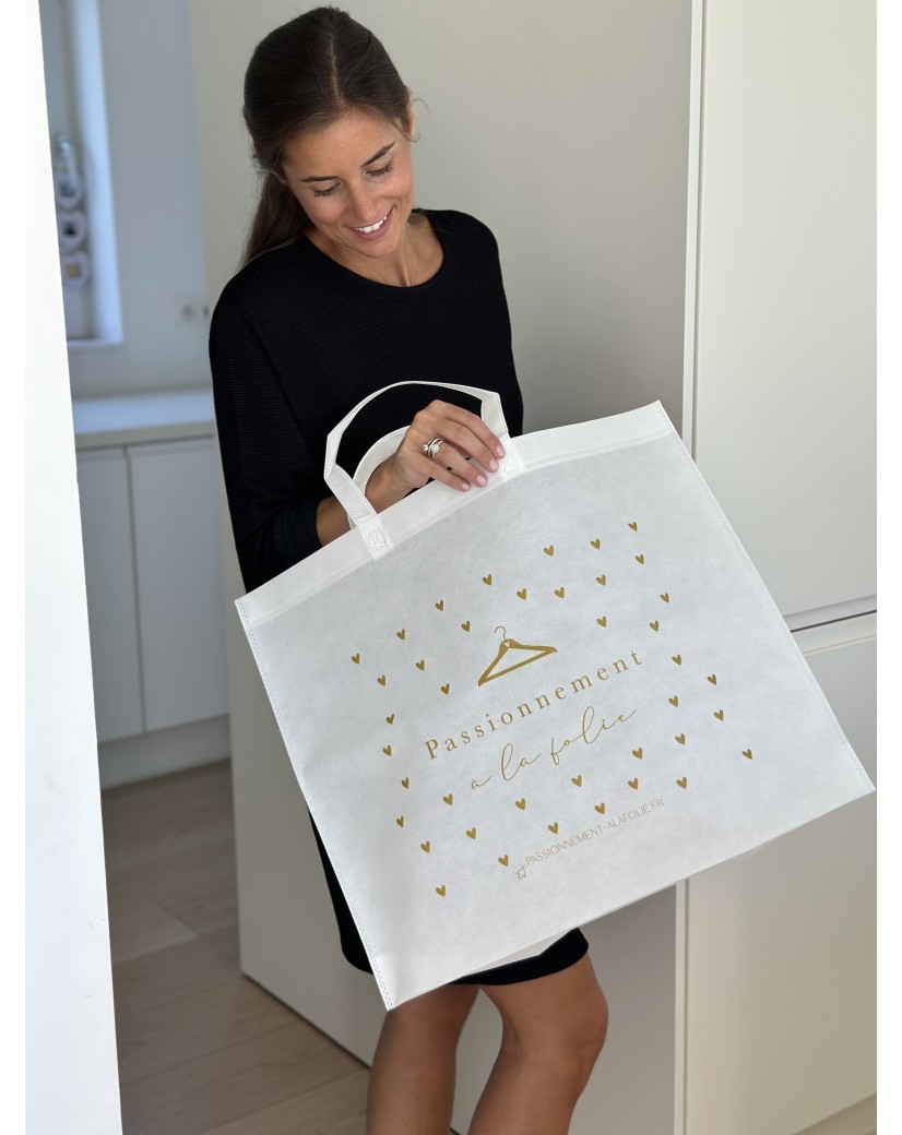 SAC MARSEILLE BLANC - L (55x10x45cm)