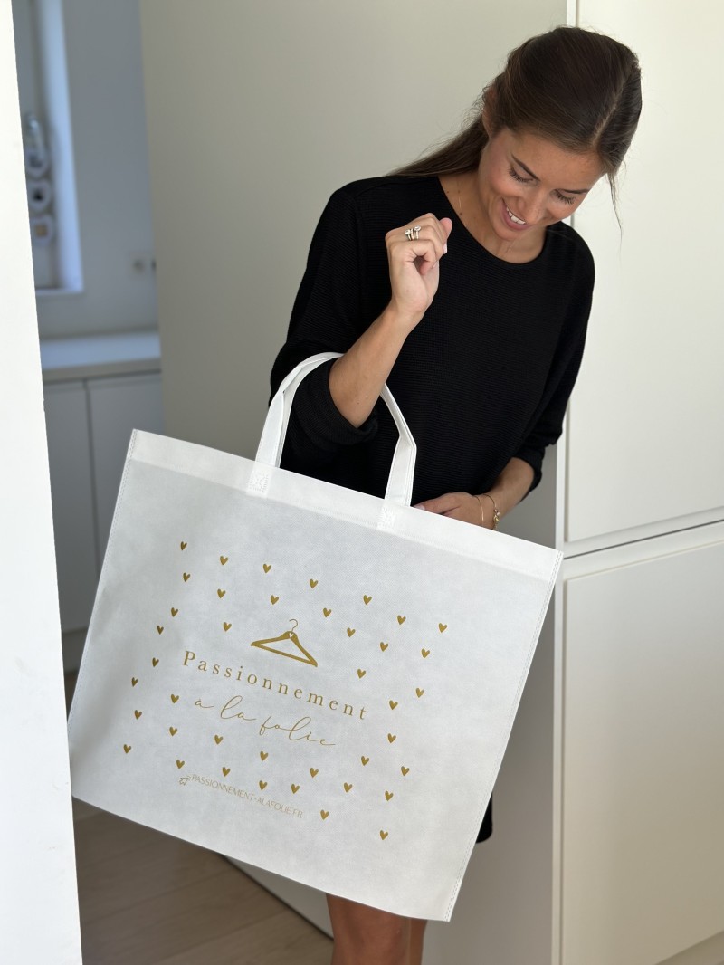SAC MARSEILLE BLANC - L (55x10x45cm)