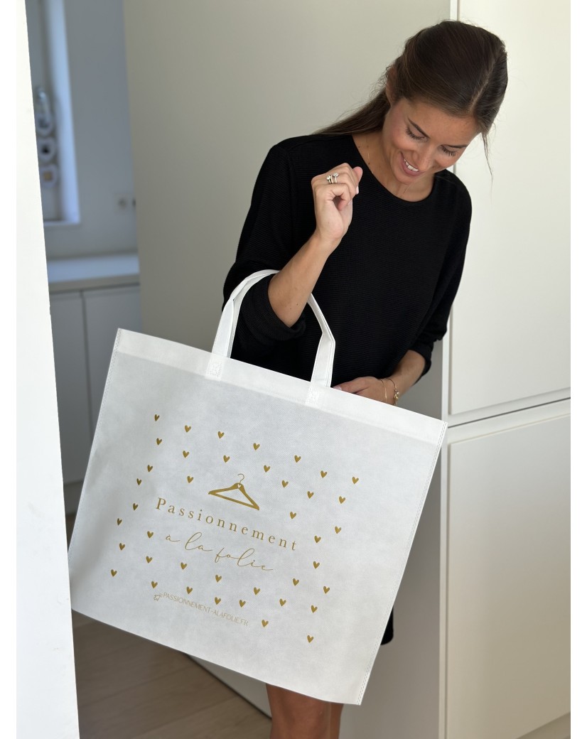 SAC MARSEILLE BLANC - L (55x10x45cm)