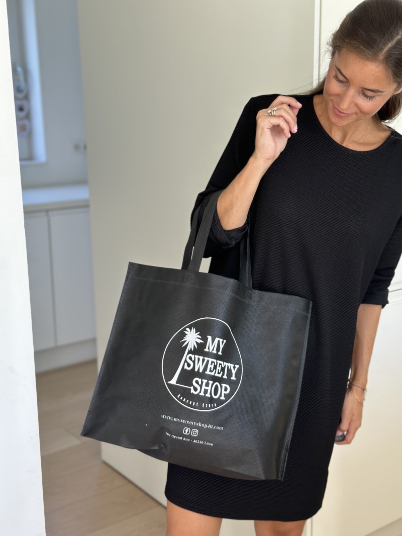 SAC MARSEILLE NOIR - M (45x10x35cm)