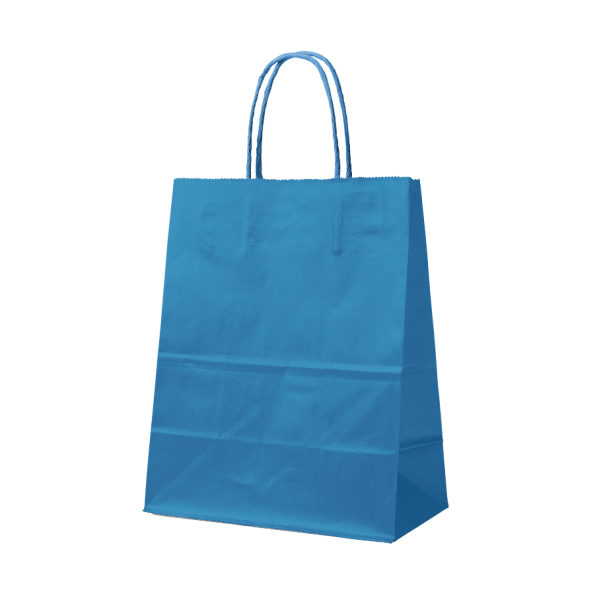 Paper Bag Blue L (32x12x41cm)