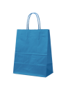 Bolsa de papel Azul M (22x10x31cm)