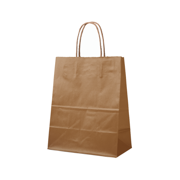 Paper Bag Bronze M (22x10x31cm)