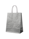 Paper Bag Silver M (22x10x31cm)