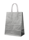 Bolsa de papel Plata L (32x12x41cm)