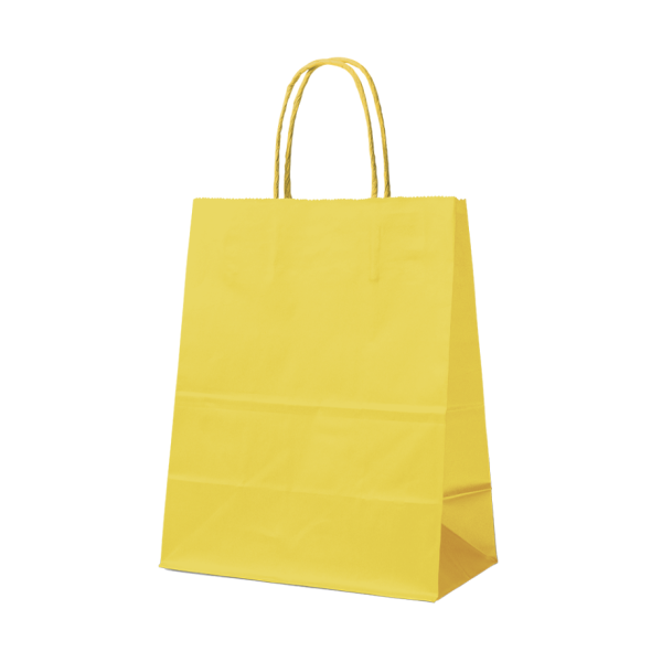 Paper Bag Yellow L (32x12x41cm)