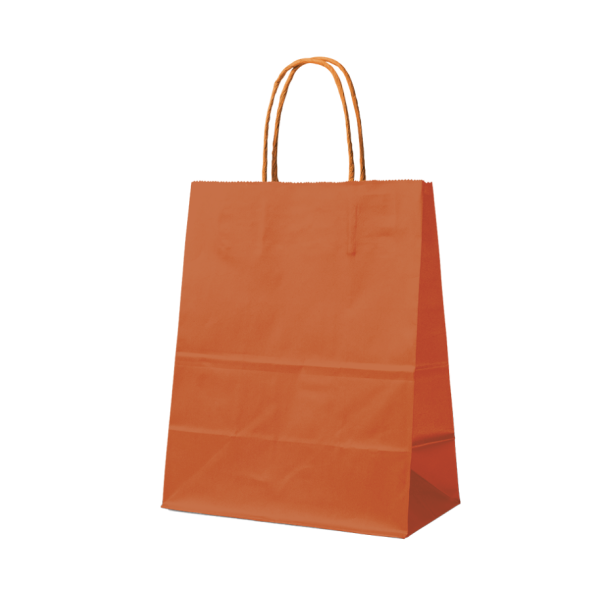 Paper Bag Orange L (32x12x41cm)