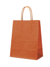 Bolsa de papel Naranja L (32x12x41cm)