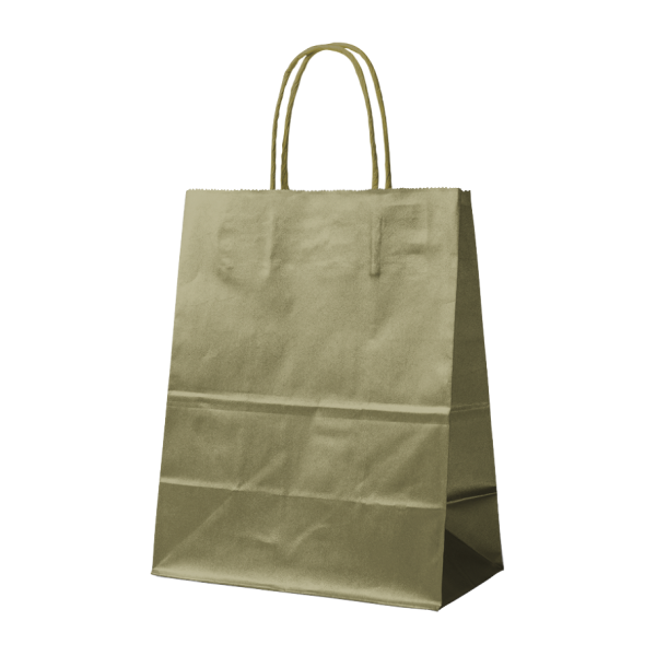 Paper Bag Gold L (32x12x41cm)