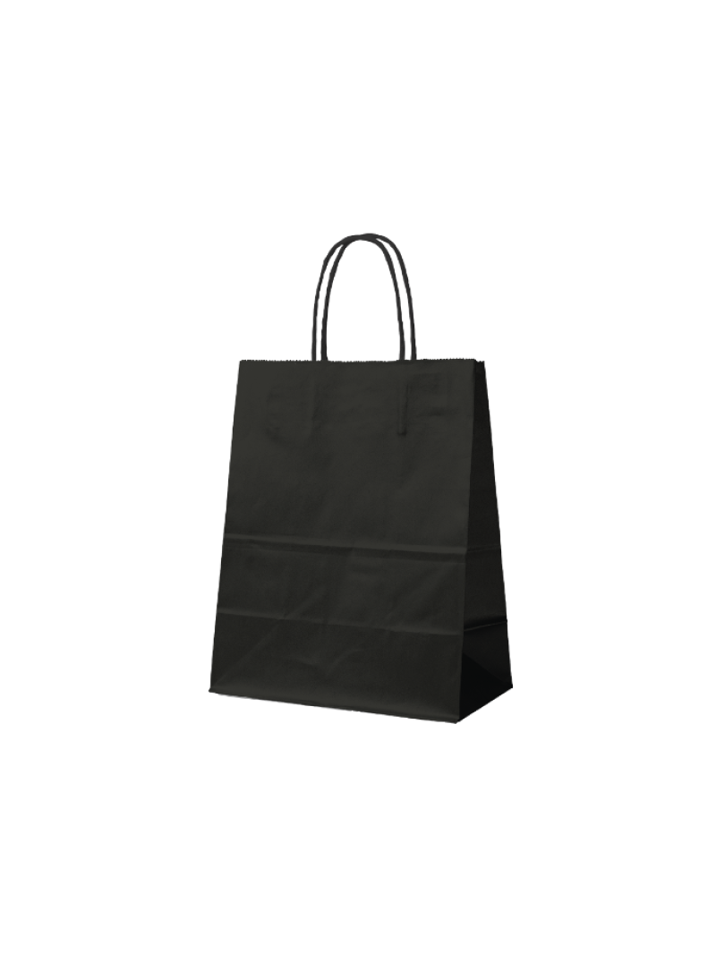 Paper Bags – Black XS (14x8x21cm)