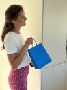 Paper Bags – Blue S (18x8x22cm)