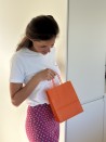 Paper Bags – Orange S (18x8x22cm)