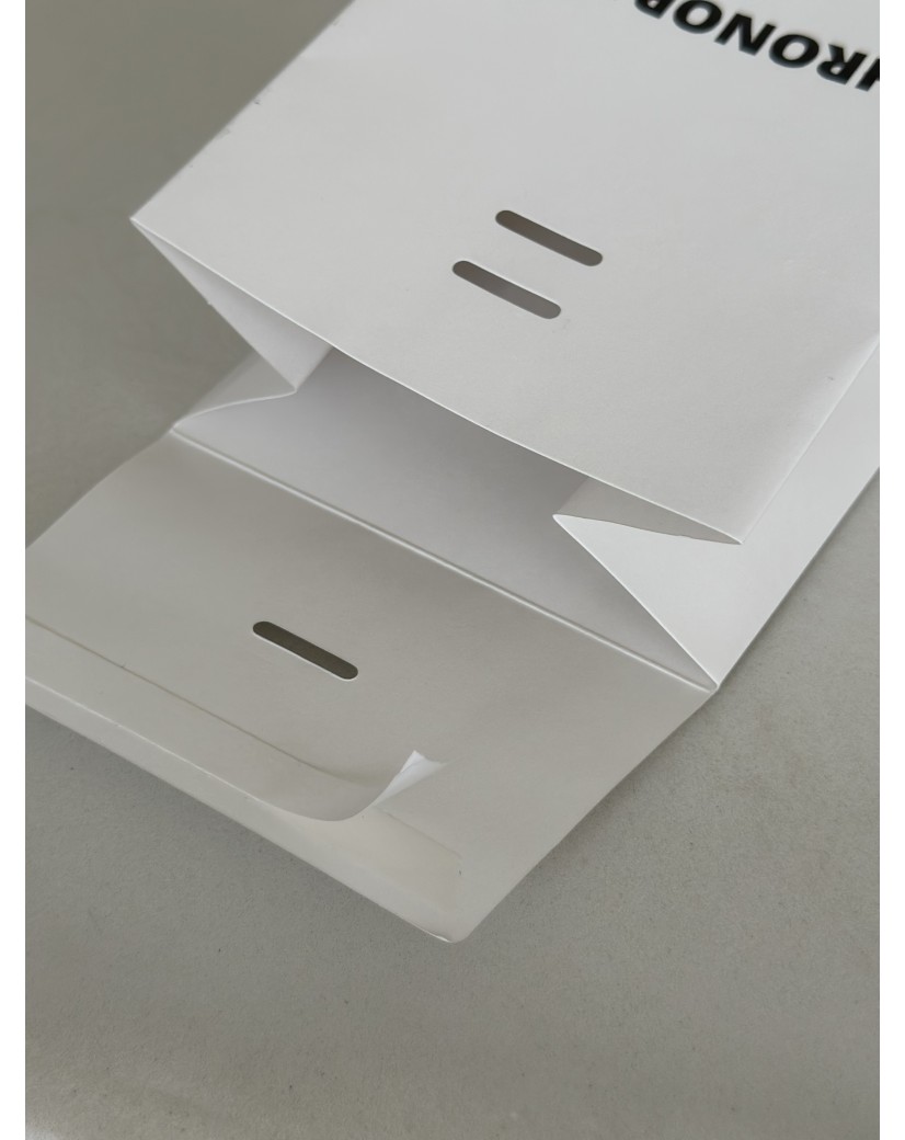 Geschenktüte - PRESTIGE – WEIß S (12x8x20cm)