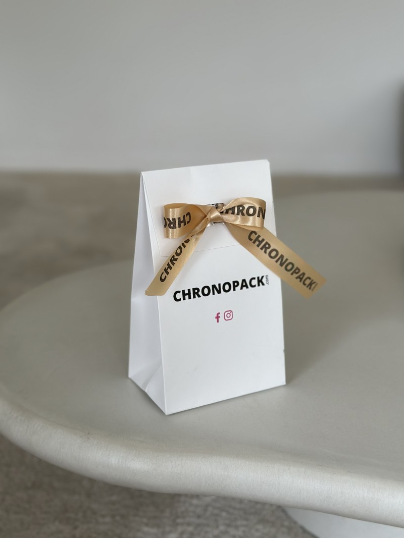 Geschenktüte - PRESTIGE – WEIß S (12x8x20cm)