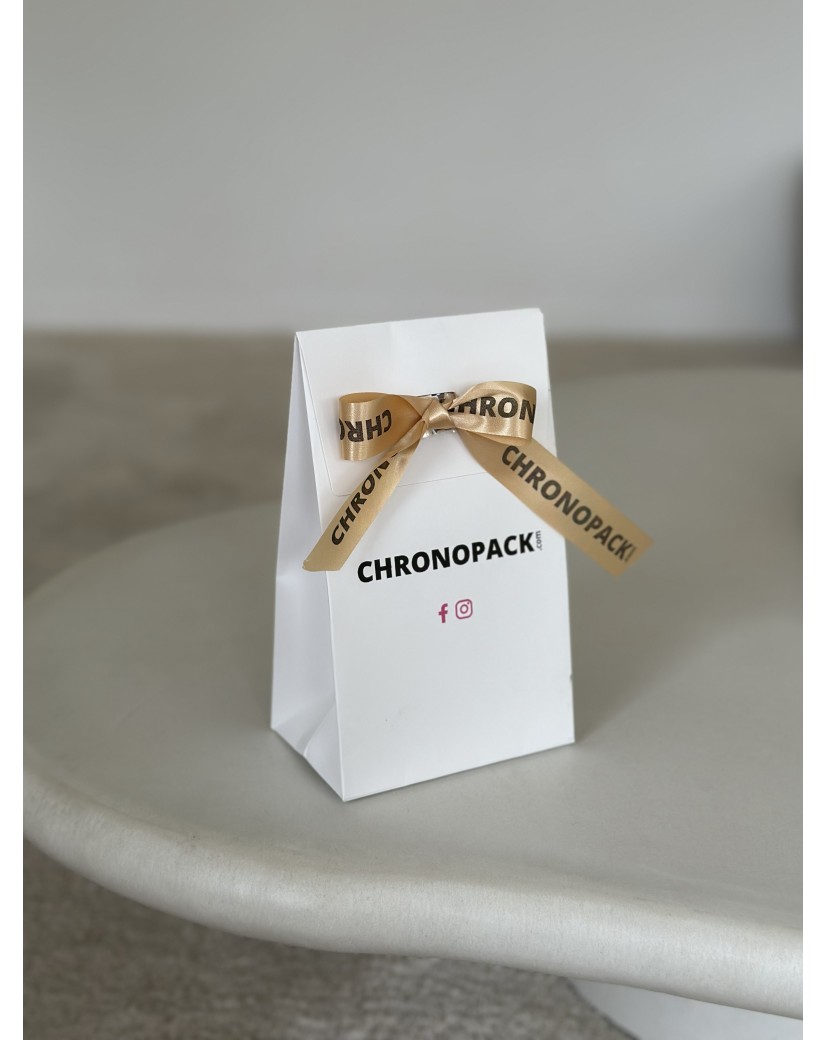 Geschenktüte - PRESTIGE – WEIß S (12x8x20cm)