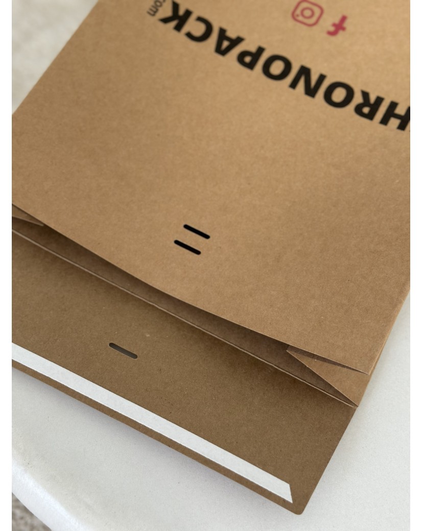 Geschenktüte - PRESTIGE – KRAFT L (30x12x40cm)