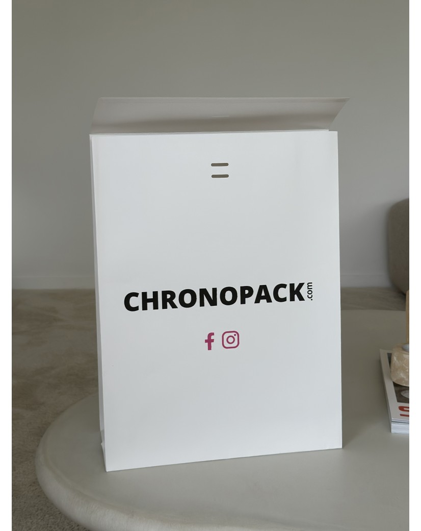Geschenktüte - PRESTIGE – WEIß L (30x12x40cm)