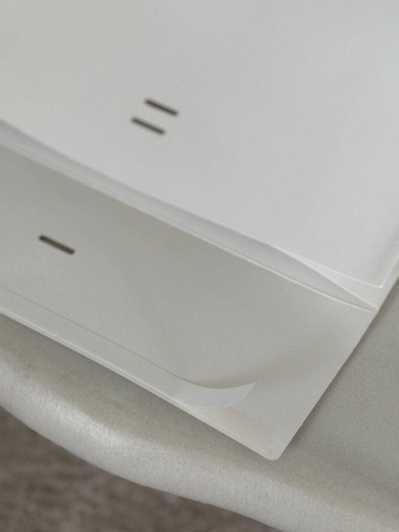 Geschenktüte - PRESTIGE – WEIß L (30x12x40cm)