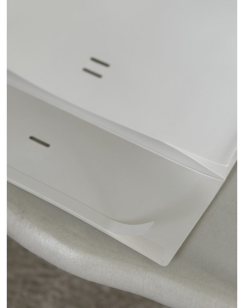 Geschenktüte - PRESTIGE – WEIß L (30x12x40cm)
