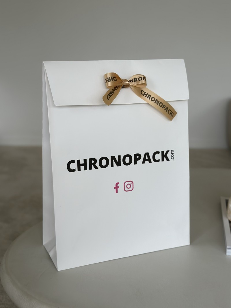 Geschenktüte - PRESTIGE – WEIß XL (35x14x45cm)