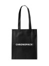 Sac coton "Paris" - NOIR (38x42cm)