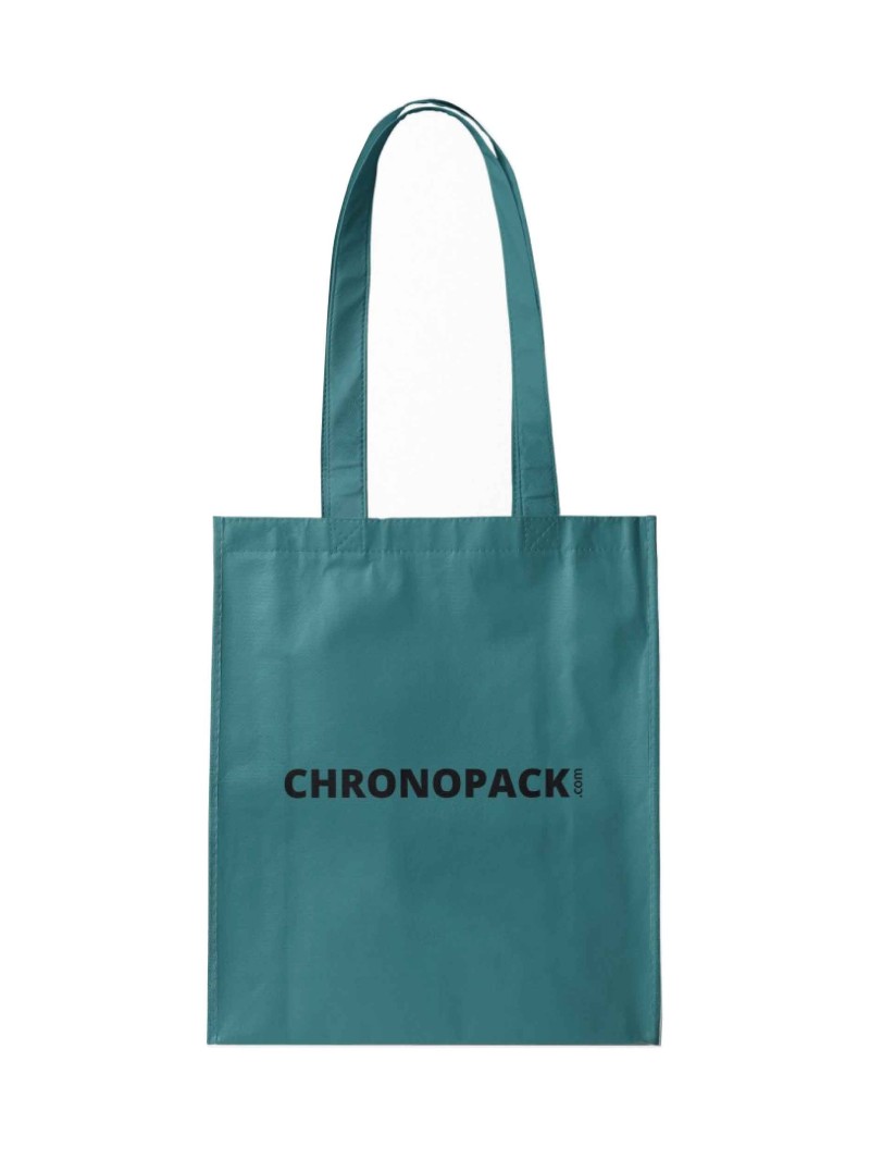 TOTEBAG "PARIJS" PETROL (38x42 cm)
