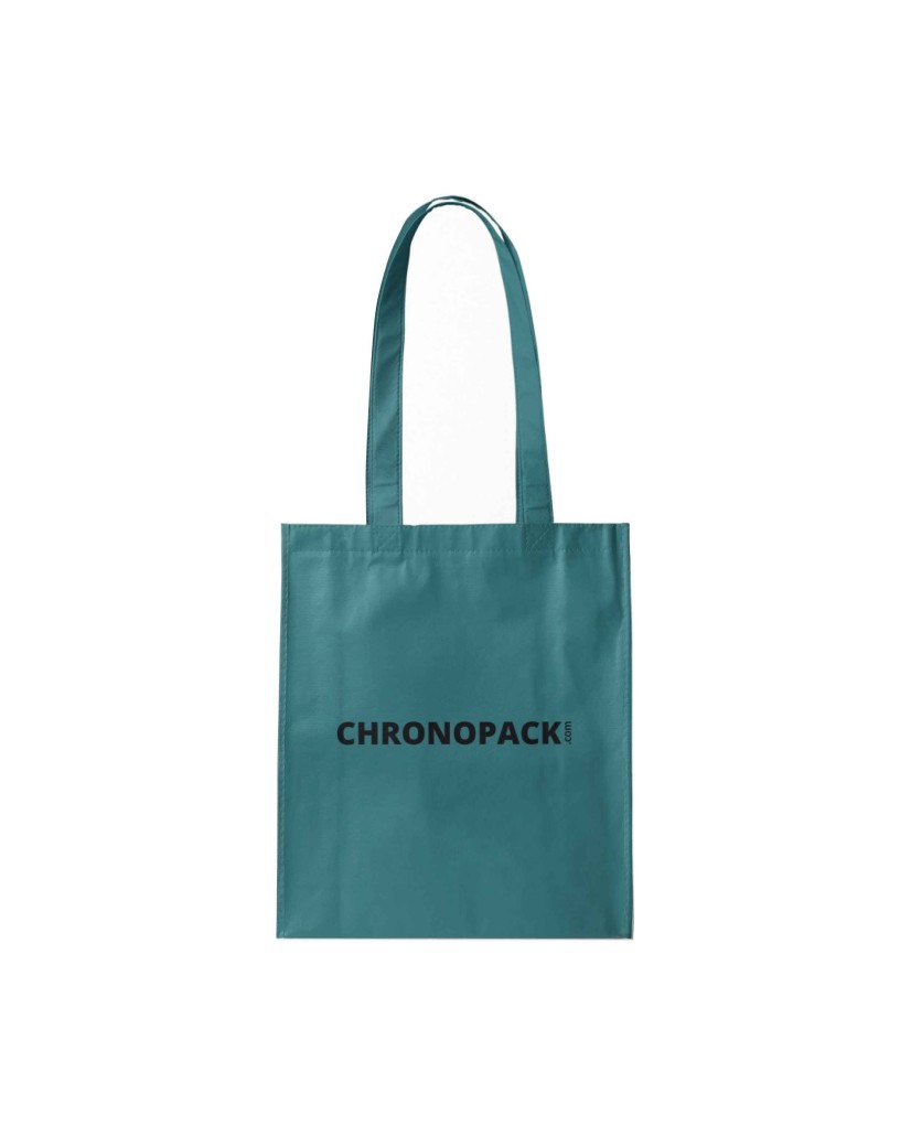 TOTEBAG "PARIJS" PETROL (38x42 cm)
