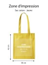 Bag PARIS - Yellow (38x42 cm)