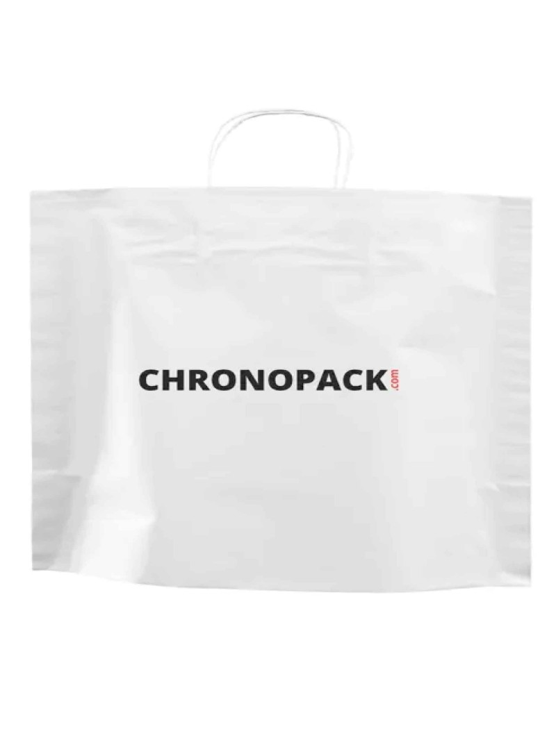 BOOT PAPIEREN TAS - WIT L (60x16x45cm)