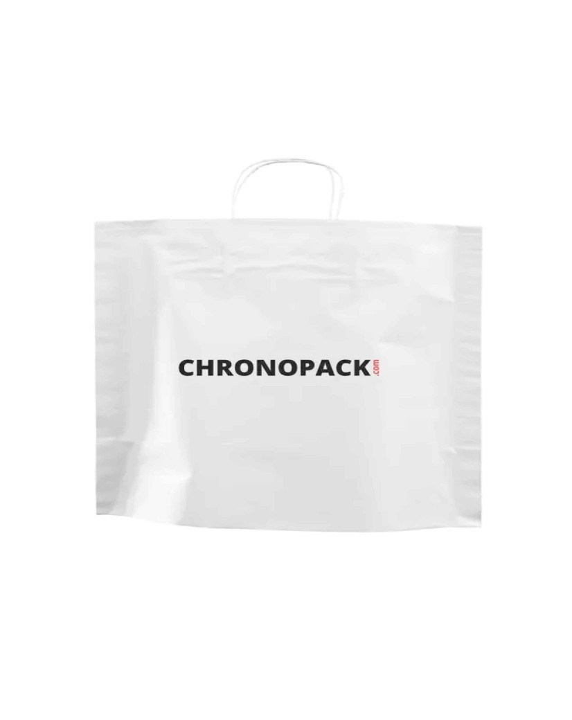 BOOT PAPIEREN TAS - WIT L (60x16x45cm)