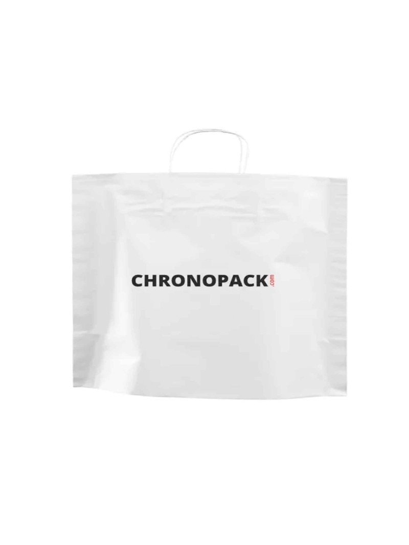 BOOT PAPIEREN TAS - WIT M (45x14x35cm)