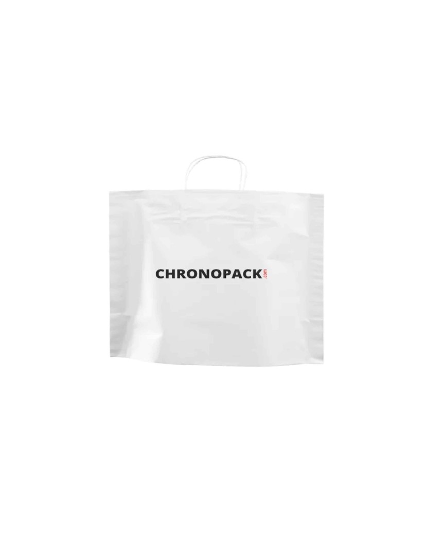 BOOT PAPIEREN TAS - WIT M (45x14x35cm)