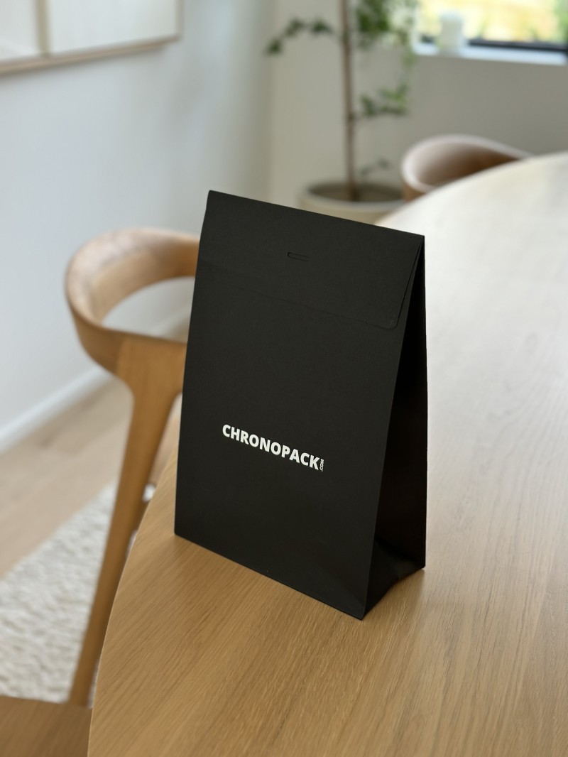 Geschenktüte - PRESTIGE – SCHWARZ S (12x8x20cm)