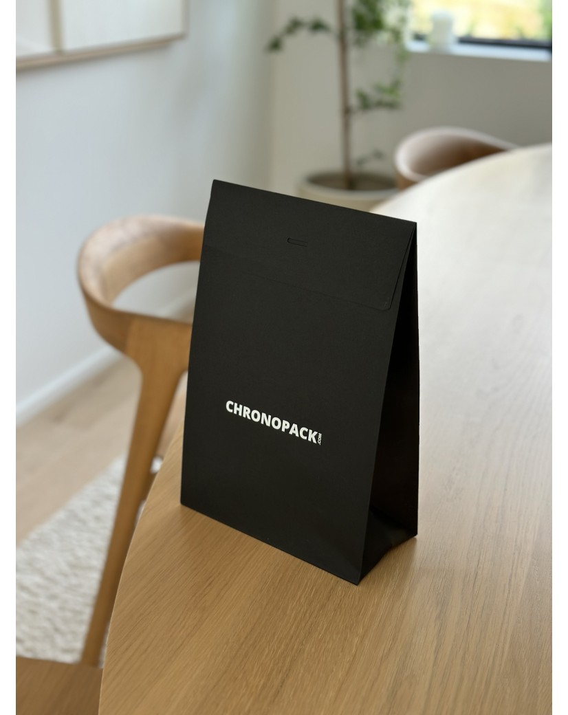Geschenktüte - PRESTIGE – SCHWARZ S (12x8x20cm)