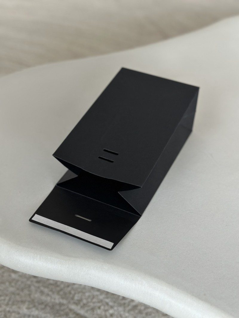 Geschenktüte - PRESTIGE – SCHWARZ S (12x8x20cm)