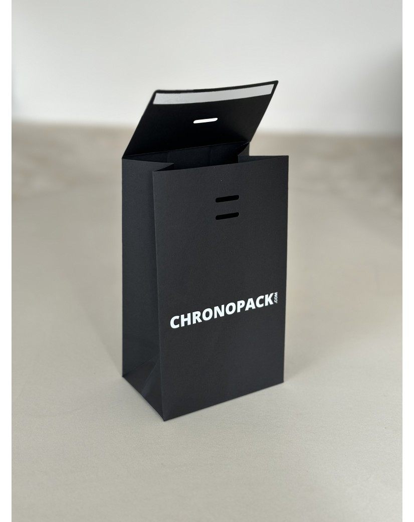 Geschenktüte - PRESTIGE – SCHWARZ S (12x8x20cm)