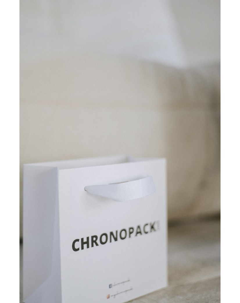 Sac papier Luxe - Blanc XS (16x8x16cm)