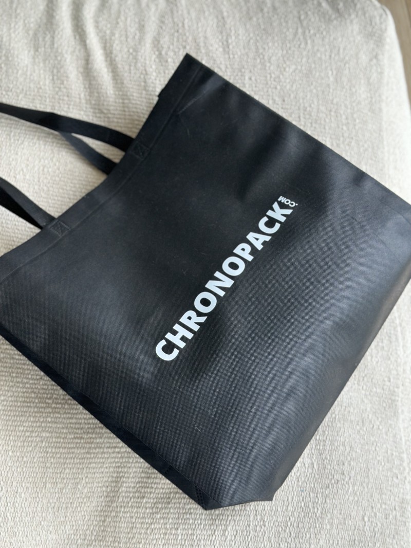 Sac tissu noir personnalisé pas cher et respectueux de l'environnement