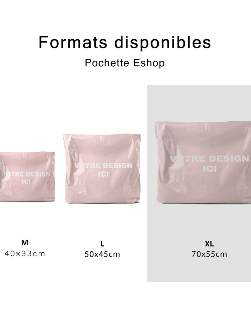 Versandbeutel - Pink XL (70x55cm)