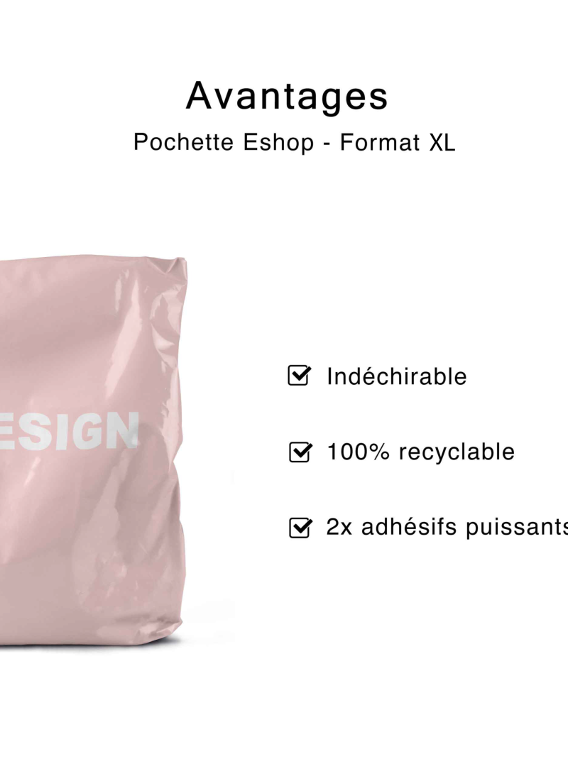 Versandbeutel - Pink XL (70x55cm)