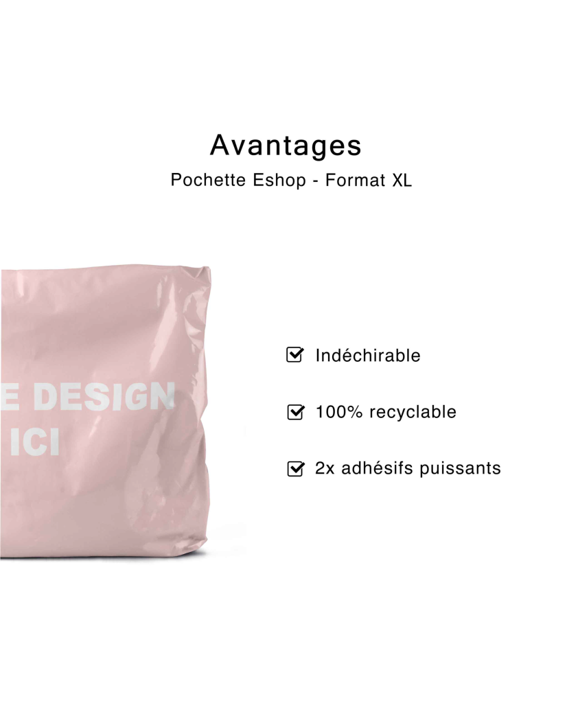 Versandbeutel - Pink XL (70x55cm)