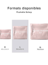 Sobre grande de plástico rosa personalizado - Diseño París