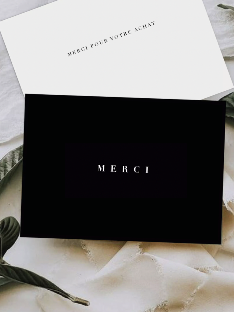 Carte de remerciement "SIDNEY"