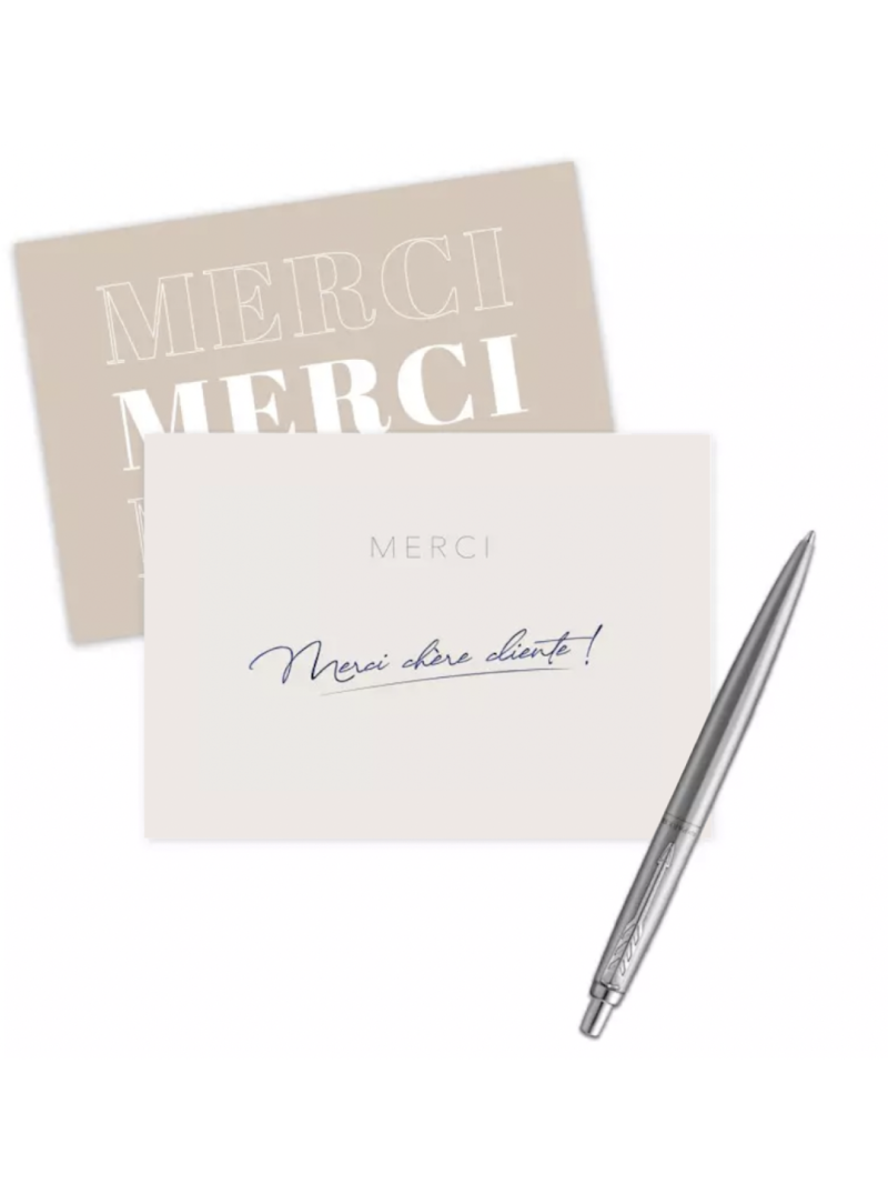 Carte de remerciement "PARIS"