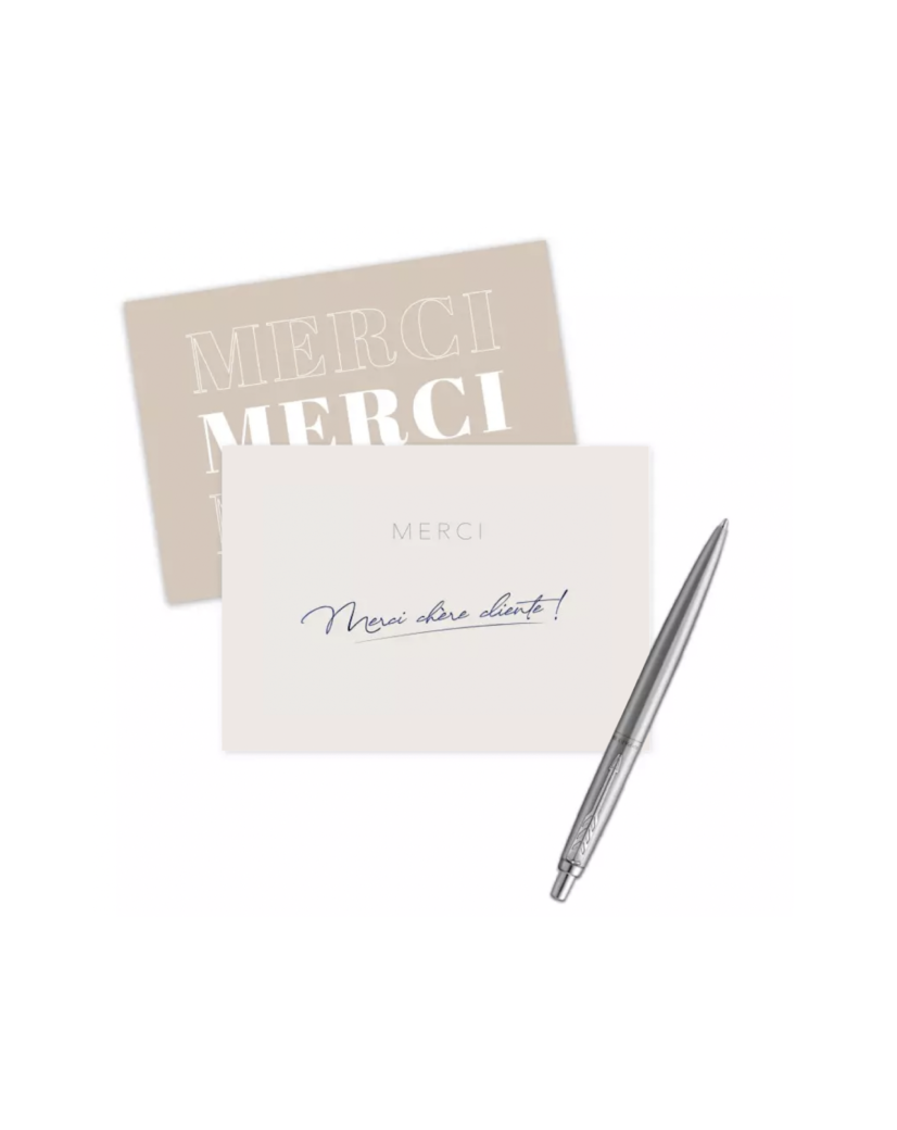 Carte de remerciement "PARIS"