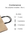 Sac kraft L Poignées Noires – Votre Logo y Trouvera Sa Place
