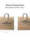 Sac kraft L Poignées Noires – Votre Logo y Trouvera Sa Place