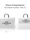 Bolsas de asas negras retorcidas - Blanco XL (50x18x39cm)