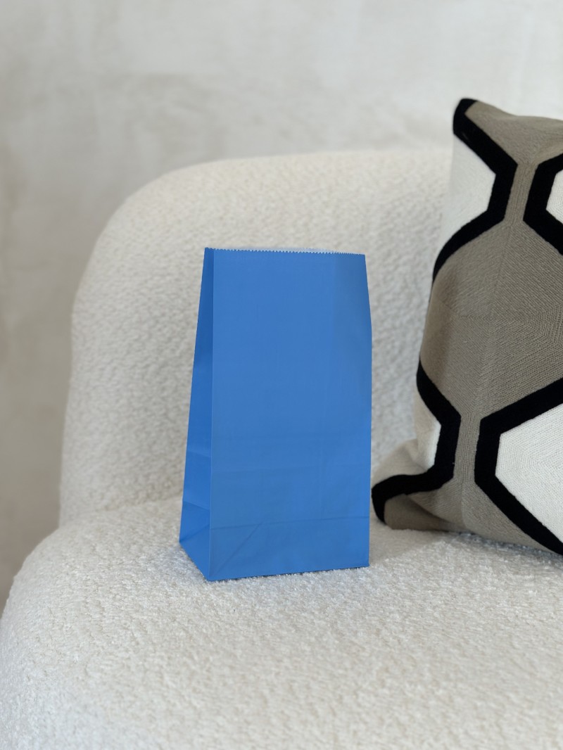 Paper Bag - Electric Blue M